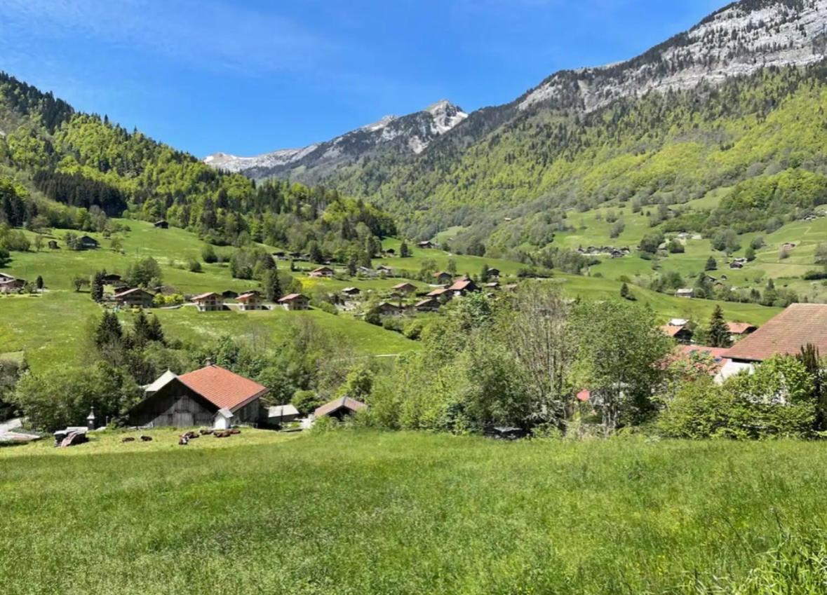 Neuf Chalet 4P Le Suet Jacuzzi Privatif Entremont المظهر الخارجي الصورة
